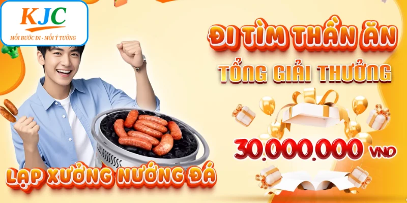 Đại Chiến Lạp Xưởng Nướng Đá: Thử Thách Thần Ăn Cùng KJC