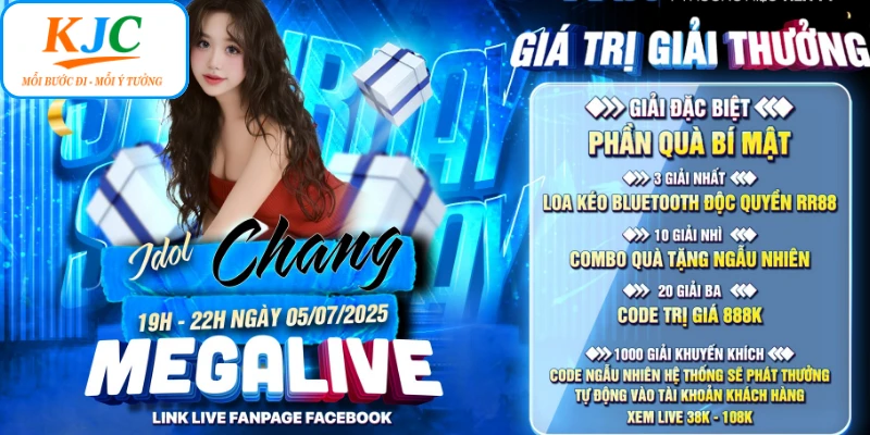 Ý nghĩa của chương trình megalive nhận code RR88