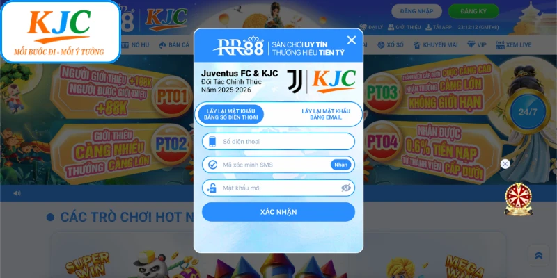 Các thắc mắc về đăng nhập RR88