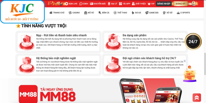 Lý do MM88 luôn là lựa chọn số 1 của người chơi