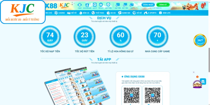 Những điểm cộng tạo sự khác biệt cho XX88