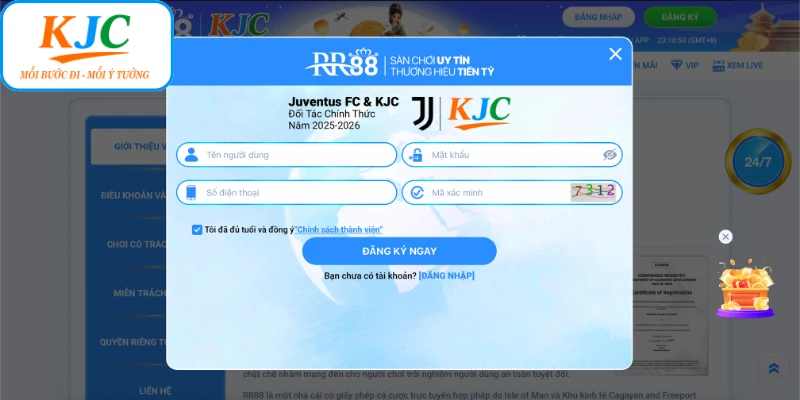 Quy trình đăng ký RR88 gồm 3 bước siêu dễ