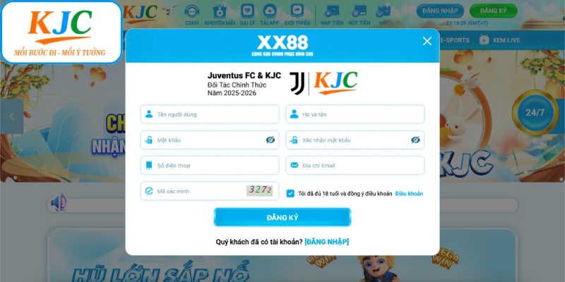 Quy trình đăng ký XX88 gồm 3 bước siêu dễ